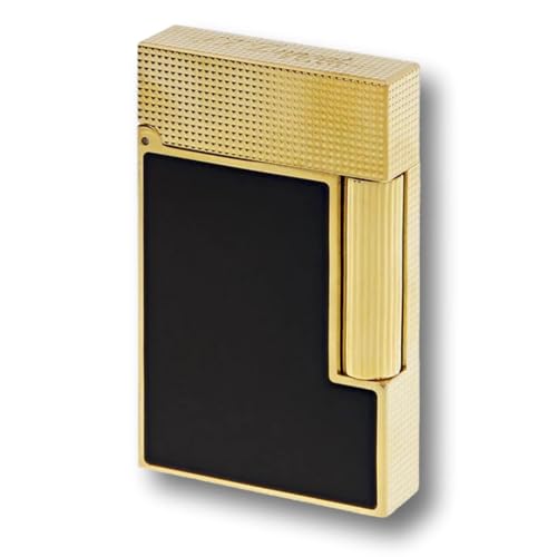 S.T. Dupont Encendedor Line 2 Negro Mate/Oro C16601