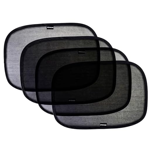 Parasol Coche Bebe - (2 Unidades) - para SUVs, MiniVans y Sedanes de Tamaño Completo - Parasol Coche Infantil Lateral De Primera Calidad Bloquea El 97% De Los Rayos Uv Dañinos - Grande Tamaño (53 x 35 Cm)