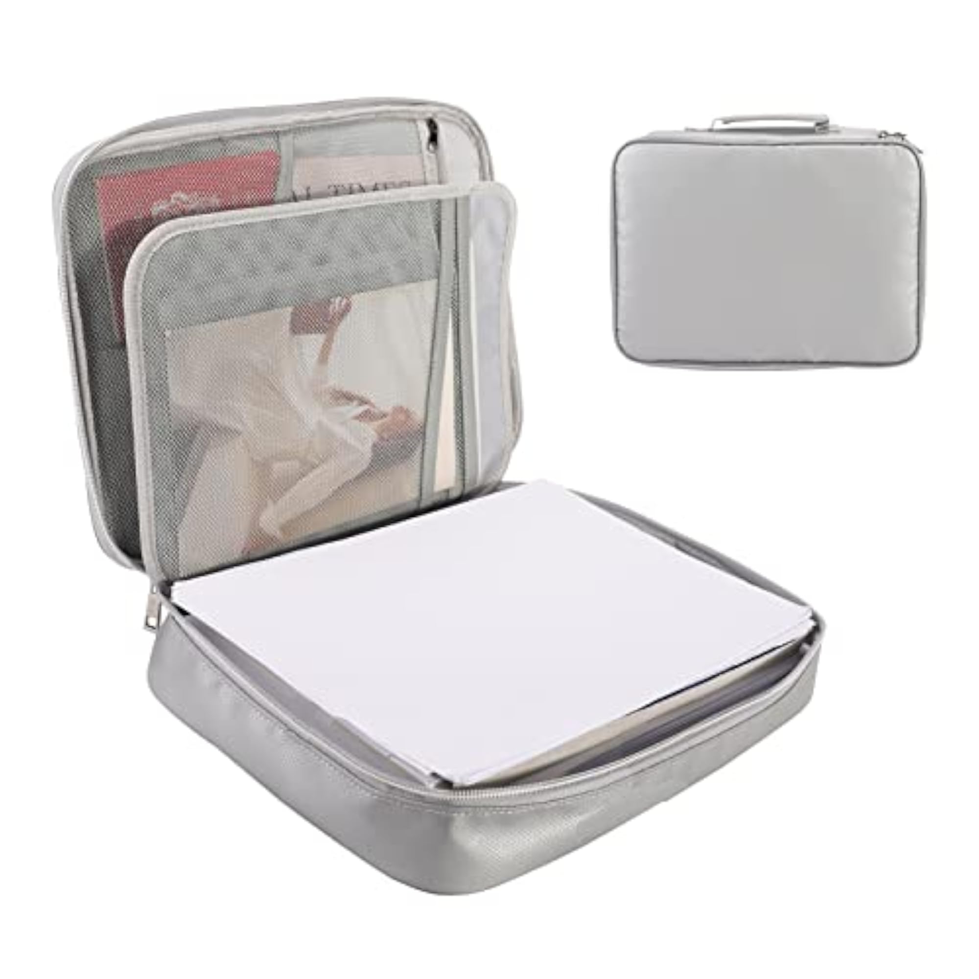 Fireproof File Document Bag, Safety Organizer