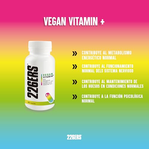 Vitamin+ 24 Vitaminas y Minerales - 60 Cápsulas - Multivitaminas con Hierro, Magnesio, Calcio, Zinc, Manganeso, Biotina, Silicio Orgánico y Coenzima Q10 - Suplemento Vegano Multivitamínico Sin Gluten - imagen 3
