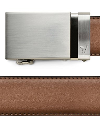 Image of Mission Belt Men's Leather Ratchet Belt, 40mm Metal Collection