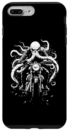 Vintage Motorcycle Rider Classic Bike Octopus �X�}�z�P�[�X iPhone 7 Plus/8 Plus �p
