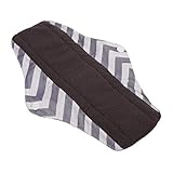 1Pcs wiederverwendbare Damenbinde, weiche Tuch-Monatsbinden, waschbare Damenbinde Panty 5 Farben Damenbinden über Nacht lange Slipeinlagen(1#)