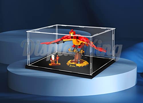 Acryl-Vitrine für LEGO® Fawkes, Dumbledore's Phoenix 76394 (Lego Set ist nicht im Lieferumfang enthalten) (kein Hintergrund) AU-Lager