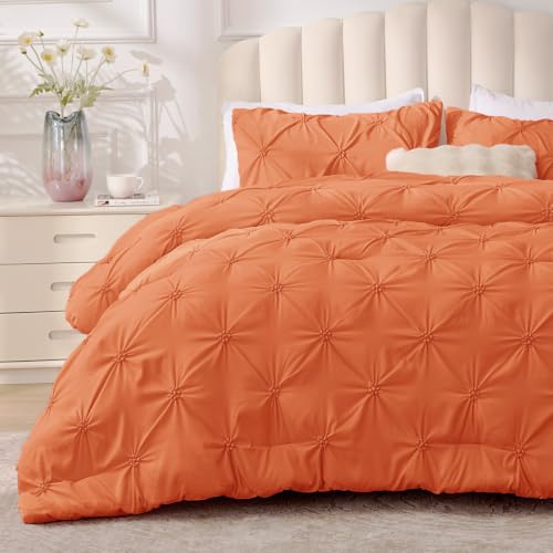 Image of BEDELITE Queen Comforter Set Pumpkin,Lightweight & Soft Comforter