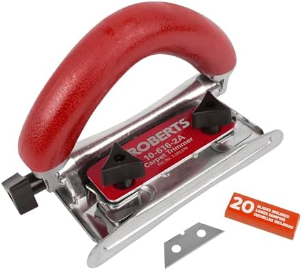 Roberts 10-616-2A Conventional Carpet Trimmer with 20 Heavy-Duty Slotted Blades
