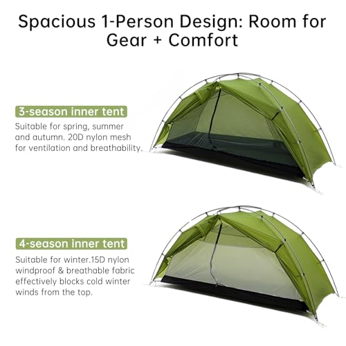 Carpa Taiji 1 Ultralight para 1 Persona 4 Temporadas miniatura 5