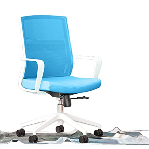 Chaise de bureau contre le mal de dos siège ordinateur bleu