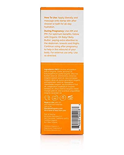 Mambino Organics Moisture Me Nourishing Body Oil – All Natural Jojoba, Shea, Pomegranate Oils – Moisturizing Body Oil - 4 Fluid Ounces (3 Pack) #TOP2