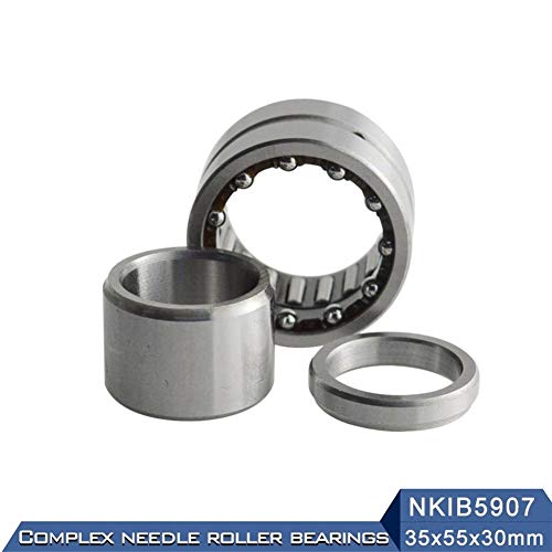 Roulement à aiguilles NKIB5907 combiné à billes 35x55x30 mm - 3