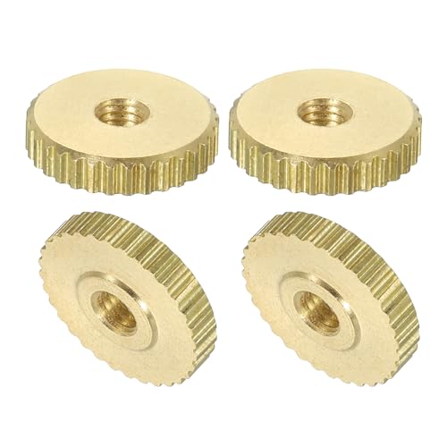 QUARKZMAN Dadi a Farfalla Scanalati, 3pz M8 x D24mm x H16mm Acciaio