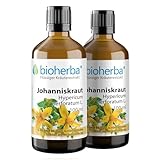 2 Stk. Johanniskraut Tropfen, Tinktur 2 x 100 ml – Hochdosierter Extrakt mit Vitamin B6 für Nervensystem, Homocystein-Stoffwechsel & Bildung roter Blutkörperchen von BIOHERBA PZN 17187391