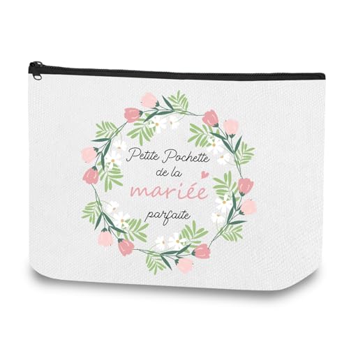 sidaopiu - Cadeau Mariage, Cadeau de Mariage, Cadeau Future Mariée, Cadeau Mariage Personnalisé, Cadeau Jeune Mariée,Idee Cadeau Future Mariée,Cadeau Mariage Femme,Trousse de Toilette Cadeau Temoin Mariage Femme