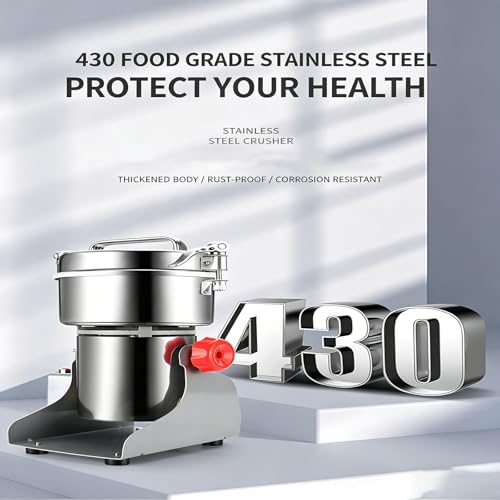 Moulin à blé domestique de 2500g pour faire sa farine et son café maison simplement - 3
