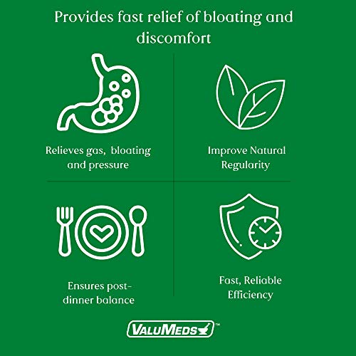 Valumeds Extra Strength Gas Relief To Relieve Pressure, Bloating, And Painful Discomfort (120 Softgels) | Maximum Strength Anti Gas Pills, Comparable To Gas-X #TOP3