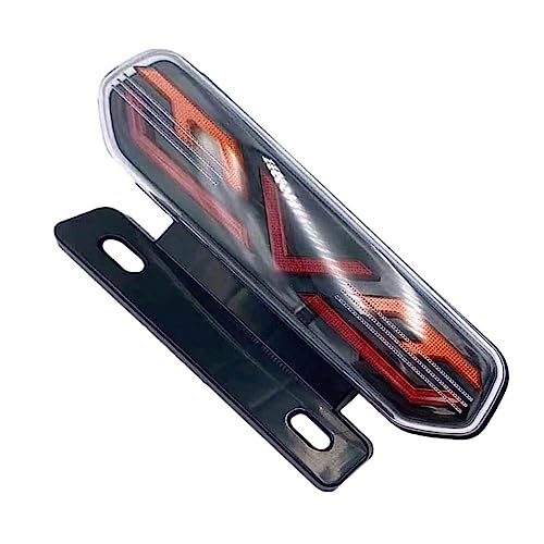 ZKcasA LED Motocicleta Brake Light 12V Motocicleta Luzes Traseiras ATV Tail Light Moto Stop Turn Sig