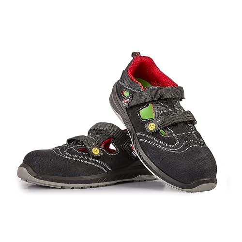 U-Power Scandy, Scarpe Antinfortunistiche Basse, Leggere E Comode U-Power Della Linea Red Industry, Con Tomaia In Morbida Pelle Nabuk Naturale Bottalato, Puntale Airtoe Composite - 4