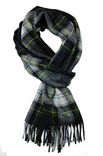 Écharpe femme cachemire vert bleu blanc écharpe homme hiver 180 x 29 cm allemande