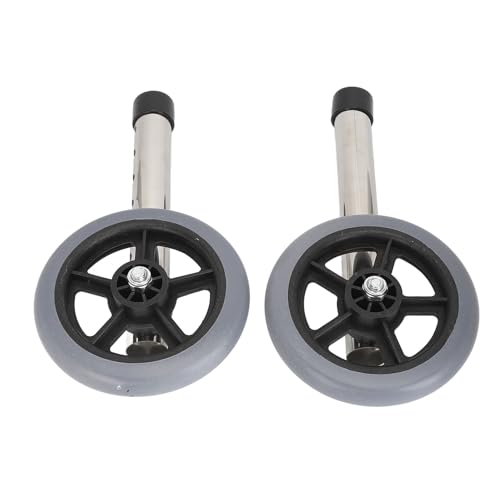2Pcs Walker Wheels Accessories Walking Aid Accessories Elderly Replacement Wheels