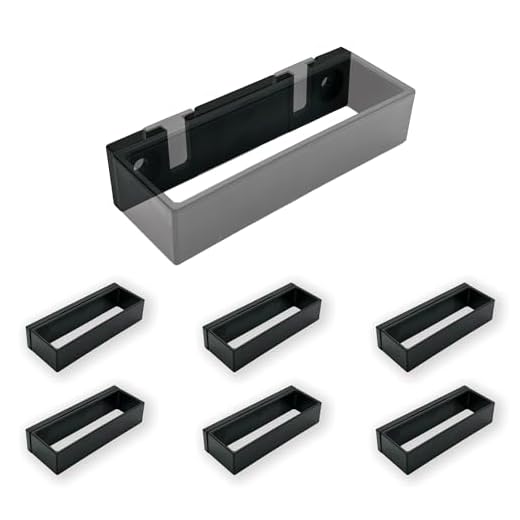 StealthMounts Wall Hive System Open Holder | 6 Pack | Mounts for Tools Storage | Made in The UK