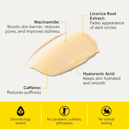 Lumin Instant Dark Circle Corrector for Men (Not A Concealer), Brightens Eyes, Reduce Dark Circles, Puffiness, Under Eye Men Makeup, Men's Eye Cream, Perfect for Light-Medium Skin Tones, 20mL