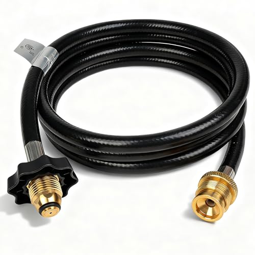 F273704 8FT Buddy Heater Propane Adapter Hose Compatible with Mr Heater Buddy Big Little Portable Buddy Flex to Propane Tank