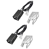 WB2X8228 2 Pack Element Receptacle and Wire Kit Fits GE Electric Hotpoint Stove Ranges and Cooktops Replaces 250535, PS242972, AP2013499