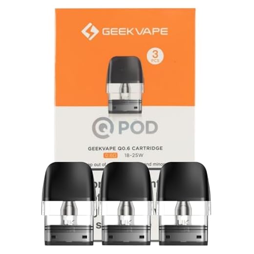 GEEKVAPE Q Top Fill 1.2 Ohm Replacement Pods, Works With SonderQ, SonderQ2, WenaxQ Kits, Sonder Q Replacement Pod, Geekvape Vaping, Pack of 3, No Nicotine