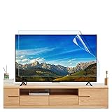 PLOEA 27-75 Zoll Displayschutz für Fernseher Entspiegelungs-Schutzfolie 4H Härte Leicht zu Kleben Anti-Glare-TV-Film Blaulichtfilter Folie (Color : HD Version, Size : 55 inch 1213x686mm)