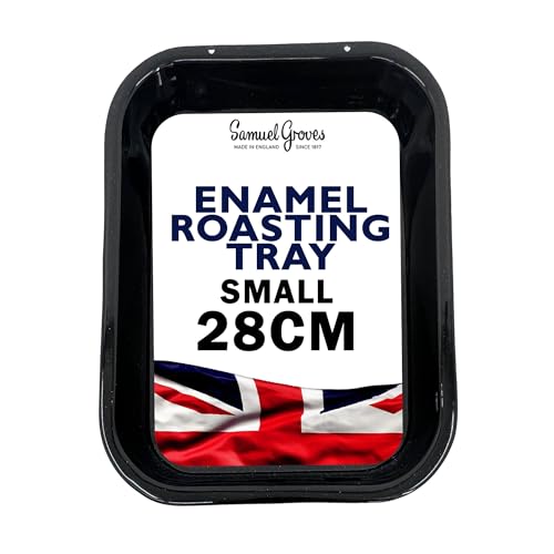 Samuel Groves 28cm Vitreous Enamel Roasting Tin
