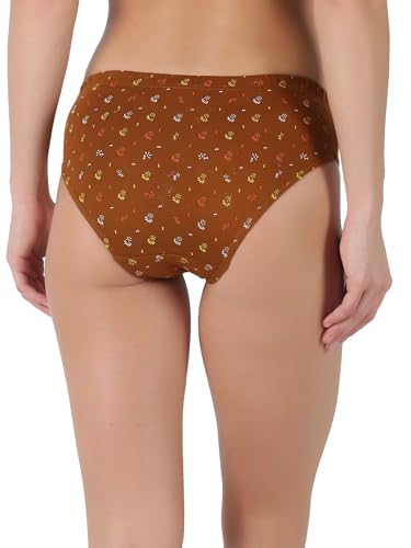 Image of Dollar Lehar Super Combed Cotton Women's Printed Hipster Panty - Actual Print May Vary