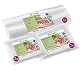 ✅ SOUS VIDE / VAKUUM-GAREN: genießen wie ein Gourmet und kochen wie ein Meisterkoch - ✅ VORKOCHEN: öfter genießen, Familie mit Selbstgemachtem verwöhnen, Essen aufwärmen in Wasserbad und Mikrowelle - ✅ TIEFKÜHLEN OHNE GEFRIERBRAND: keine Luft kommt an das Gefriergut - ✅ AUF VORRAT bei ANGEBOTEN/AKTIONEN einkaufen und SCHNÄPPCHEN ausnutzen - ✅ ideal für JÄGER, ANGLER, FISCHER - ✅ MARINIEREN unter Vakuum für ein Top-Erlebnis beim GRILLEN.