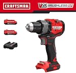 CRAFTSMAN V20 Kit de perceuse/conducteur de 1/2 pouce avec 2 Piles et chargeurs (CMCD725D2)