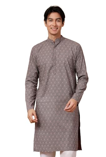 Image of Majestic Man Men's Cotton Regular Fit Casual Kurta