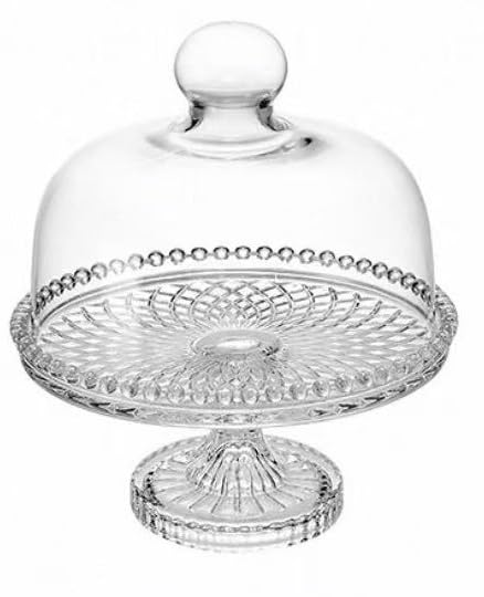 Espositore for torte, vassoio da dessert con cupola in vetro, supporto for pasticceria for prodotti da forno domestici