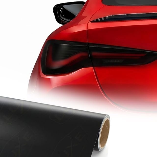 Luxe LightWrap Universal Headlight & Taillight Tint Kit – Wrap, LED Cover, Anti-Scratch Automotive Overlay – Ideal for Cars, Trucks, SUVs, & Vehicle Customization, Dark Stealth 20” x 4 Yard