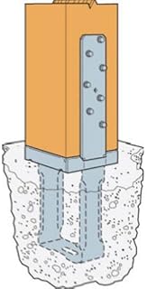 Simpson Strong Tie CBSQ66-SDS2 1 1 1 6-Inch by 6-Inch Column Base with SDS Screws by Simpson Strong-Tie