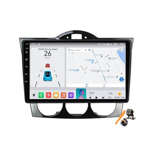 Estéreo 2 DIN para Mazda RX-8 2009-2021 con Android 15.0, CarPlay y pantalla de 9 pulgadas