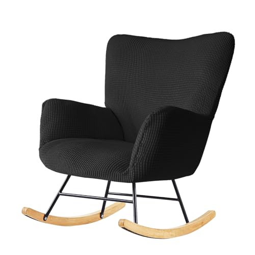Alickwang Nursery Rocking Chair Cover, Glider Chairs Slipcover,Non-Slip Furniture Protector