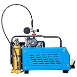 Energía: electricidad Desconocido 30MPA 300BAR 4500PSI Compresor de Aire Alta presión Gasolina Compresor eléctrico Buceo Suceo NMHWRHJ (Voltage : Gasoline)