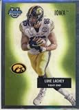 2024 BOWMAN UNIVERSITY CHROME 1955 FOOTBALL #55B-24 LUKE LACHEY IOWA HAWKEYES FOOTBALL OFFICIAL TRADING CARD OF NFL