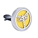 Tornado Dragonfly Aromatherapy Car Air Freshener Stainless Steel Essential Oil Diffuser Locket Vent Clip 12 Refill Pads