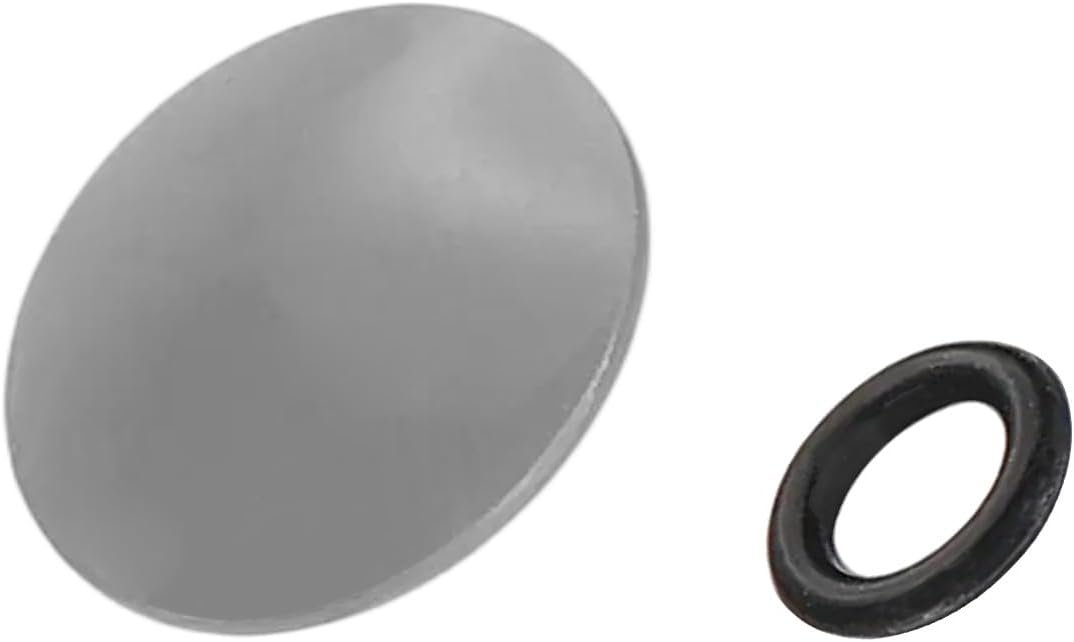 PATIKIL Camera Shutter Button, 10mm Convex Surface Shutter Release Button Pure Copper Camera Buttons for Nikon for Fujifilm for Leica DSLR/SLR, Gray