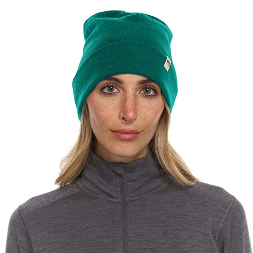 Image of 100% Merino Wool Ridge Cuff Beanie - Unisex Warm Winter Hat
