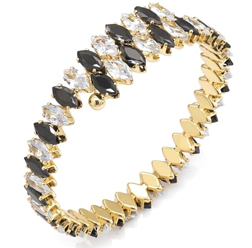 Wovanoo Rhinestone Cuff Bracelet