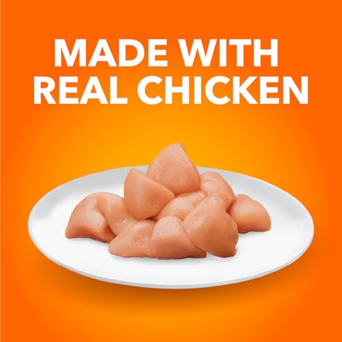 IAMS Perfect Portions Healthy Adult Wet Cat Food Cuts in Gravy - Chicken and Indoor Chicken 12CT Multipack, 75g image 1
