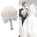 Linian Ramo de Rosas Flores Artificiales, Bouquet Nupcial de Novia de la...