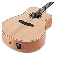 The preamp system of the Sonata-FX Concert integrates acoustics preamp, FX module, and internal loudspeaker for versatility and clarity. The Sonata-FX Concert Electro-Acoustic Guitar features a patented design with a microphone routed to twin speaker...