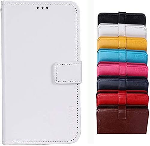COVO   per Cover Xiaomi Redmi Note 7 Flip Caso Pelle con Custodia Portafoglio Cover Porta Carte Chiusura Magnetica Funzione Stand Slot Custodia per Xiaomi Redmi Note 7 Bianca 