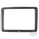 fariyhoo car Interior Accessories Black Carbon Fiber Display 8 inch Navigation 1 pcs Carbon Fiber Cover Decal for Mercedes CLA C117 2014-2018 /GLA X156 2015-2019
